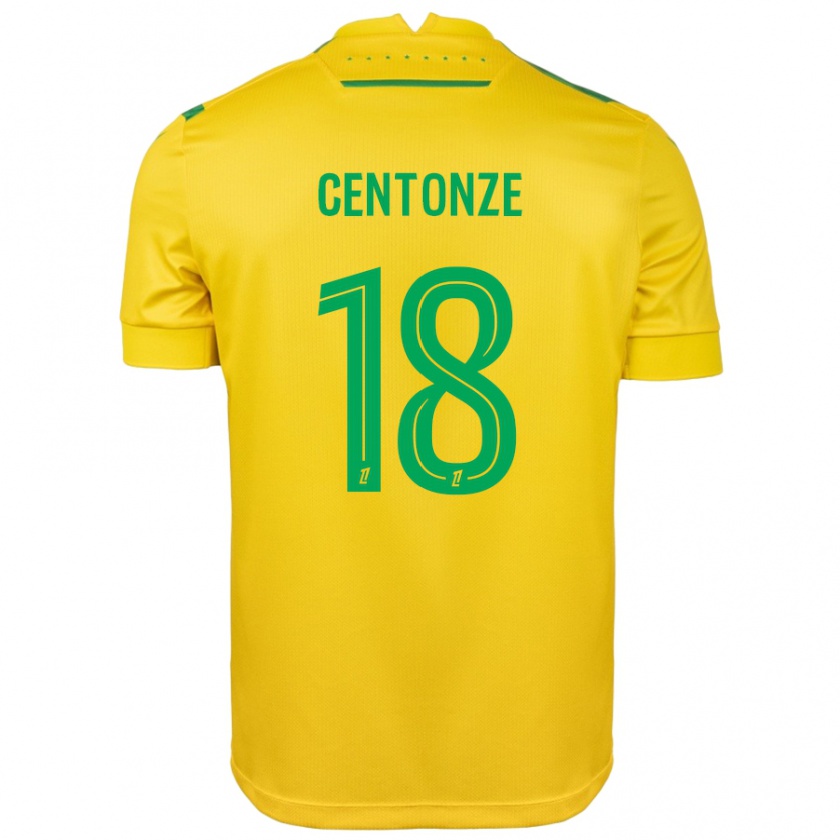 Kandiny Bambino Maglia Fabien Centonze #18 Giallo Verde Kit Gara Home 2024/25 Maglietta