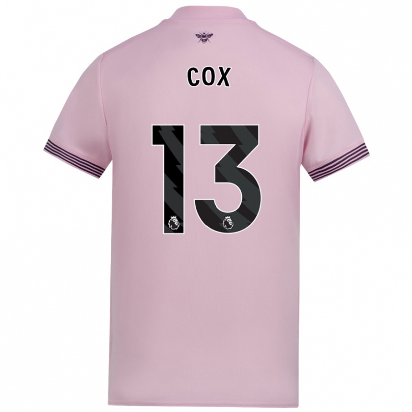 Kandiny Niño Camiseta Matthew Cox #13 Rosa 2ª Equipación 2024/25 La Camisa México