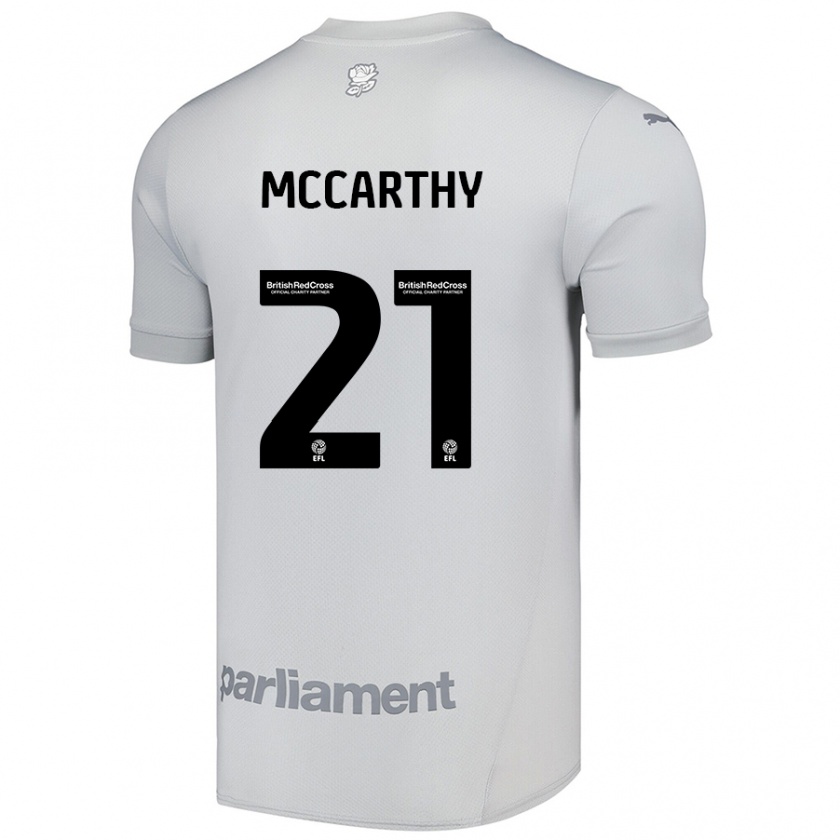 Kandiny Kinder Conor Mccarthy #21 Silbergrau Auswärtstrikot Trikot 2024/25 T-Shirt Österreich