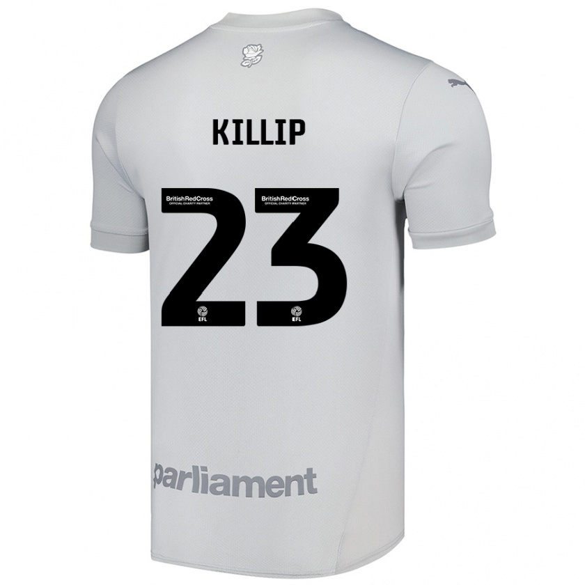 Kandiny Niño Camiseta Ben Killip #23 Gris Plata 2ª Equipación 2024/25 La Camisa