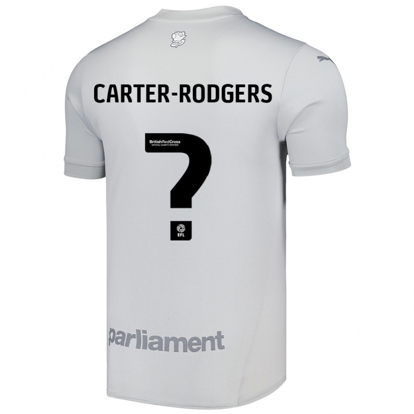 Kandiny Kinder Trent Carter-Rodgers #0 Silbergrau Auswärtstrikot Trikot 2024/25 T-Shirt Österreich