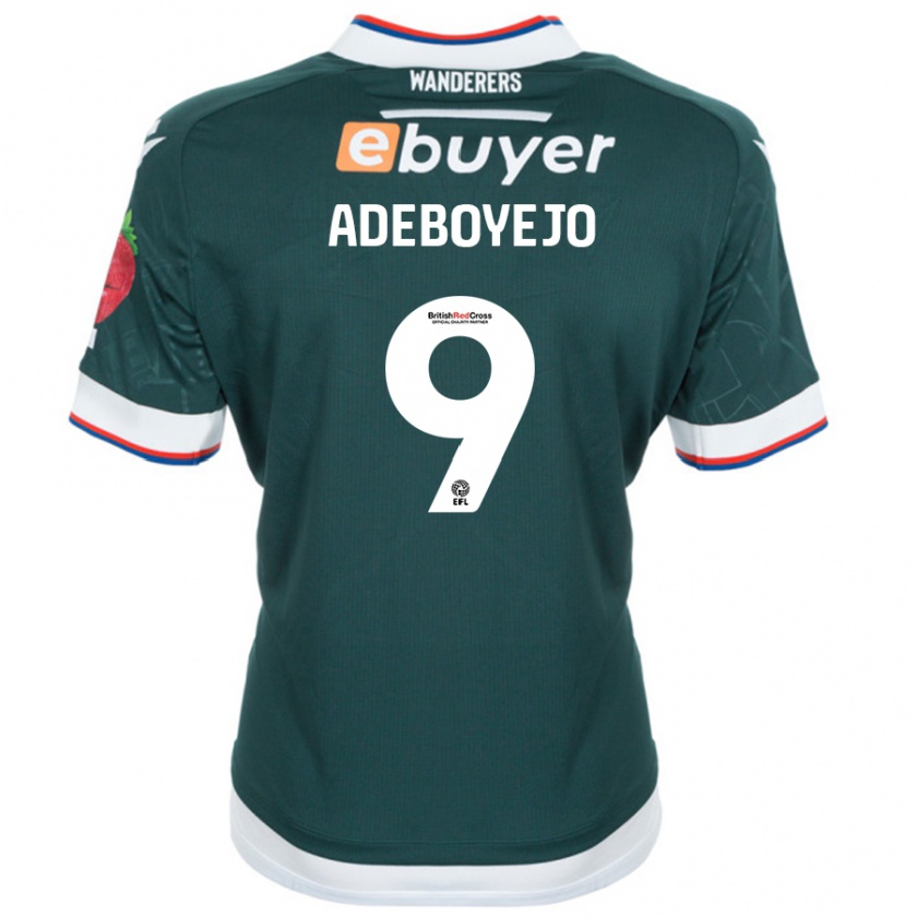 Kandiny Criança Camisola Victor Adeboyejo #9 Verde Escuro Alternativa 2024/25 Camisa Brasil