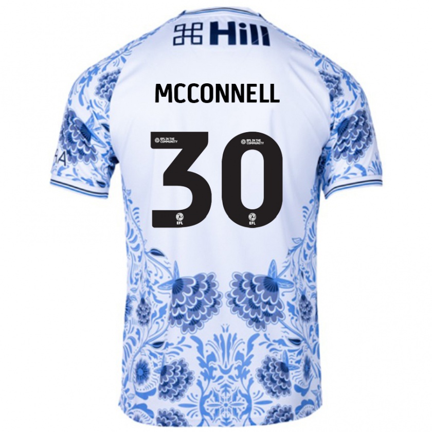 Kandiny Criança Camisola Glenn Mcconnell #30 Azul Branco Alternativa 2024/25 Camisa Brasil