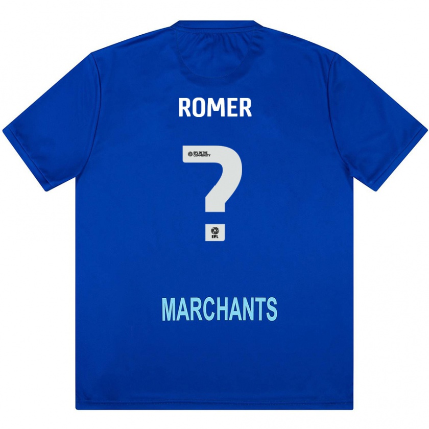 Kandiny Bambino Maglia David Romer #0 Verde Kit Gara Away 2024/25 Maglietta