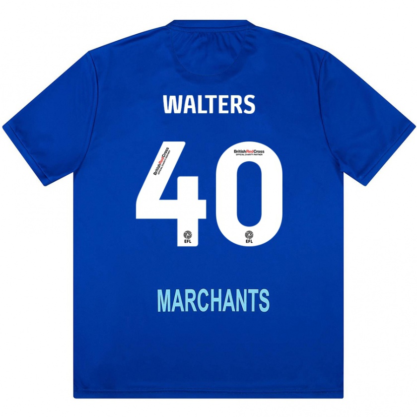 Kandiny Kinder Cameron Walters #40 Grün Auswärtstrikot Trikot 2024/25 T-Shirt Österreich