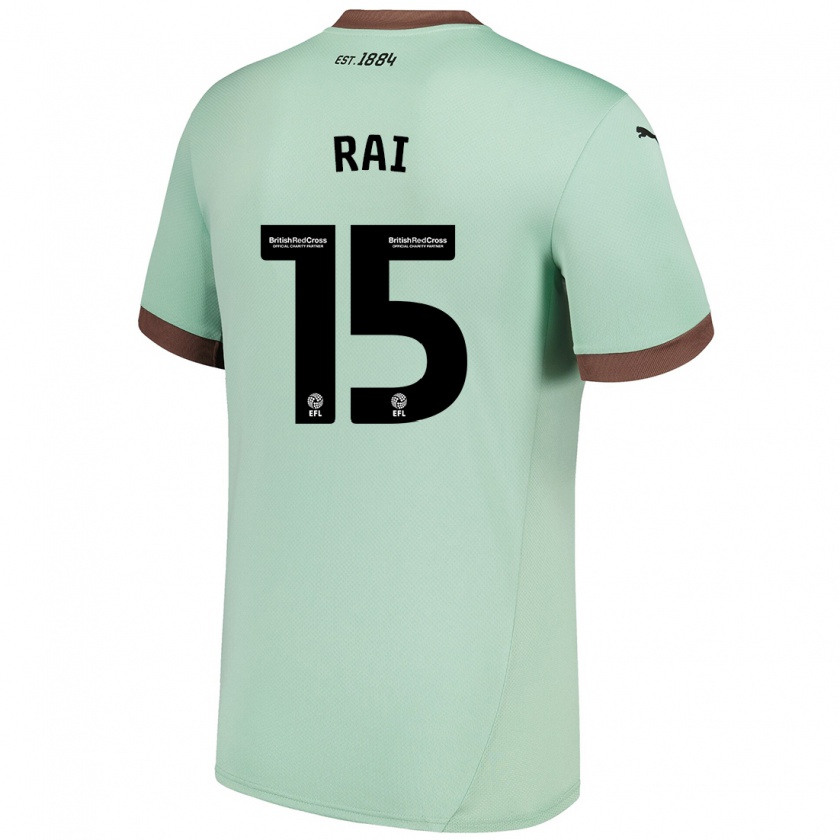 Kandiny Niño Camiseta Kira Rai #15 Verde Pálido 2ª Equipación 2024/25 La Camisa