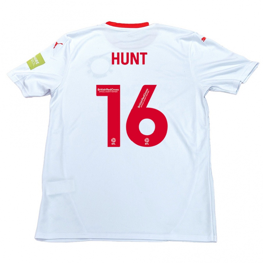 Kandiny Kinder Mackenzie Hunt #16 Weiß Auswärtstrikot Trikot 2024/25 T-Shirt Österreich