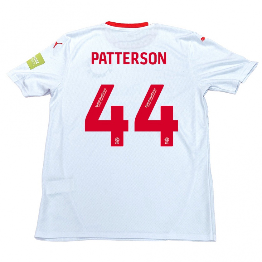 Kandiny Niño Camiseta Phoenix Patterson #44 Blanco 2ª Equipación 2024/25 La Camisa