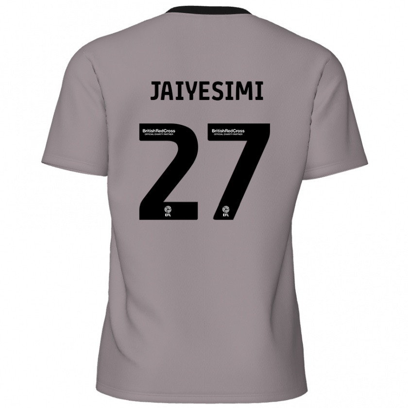 Kandiny Kinderen Diallang Jaiyesimi #27 Grijs Uitshirt Uittenue 2024/25 T-Shirt België