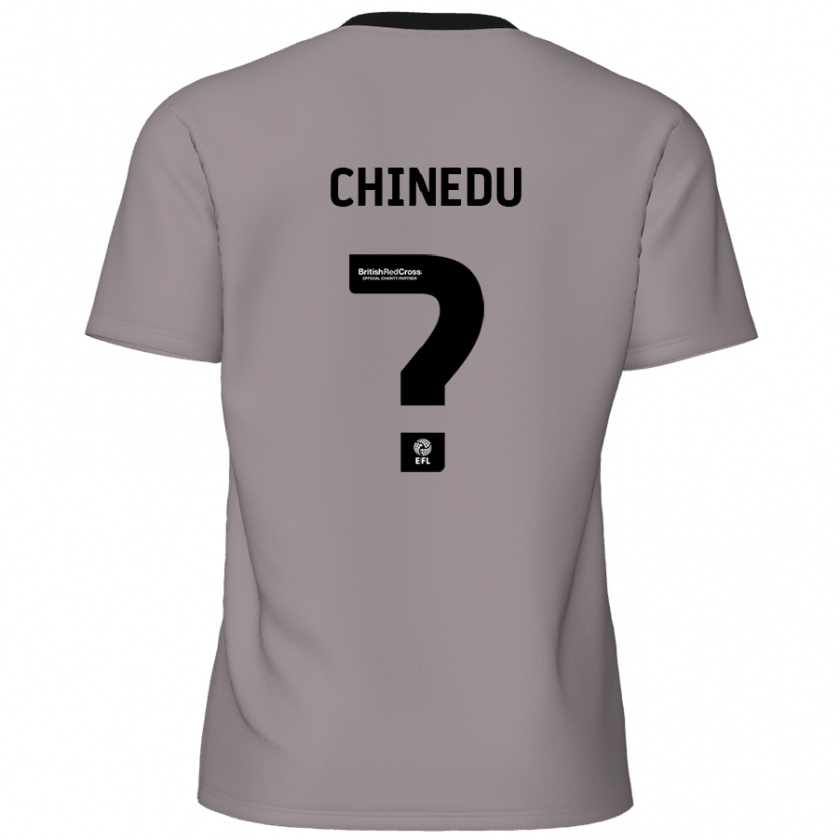 Kandiny Niño Camiseta Phillip Chinedu #0 Gris 2ª Equipación 2024/25 La Camisa México