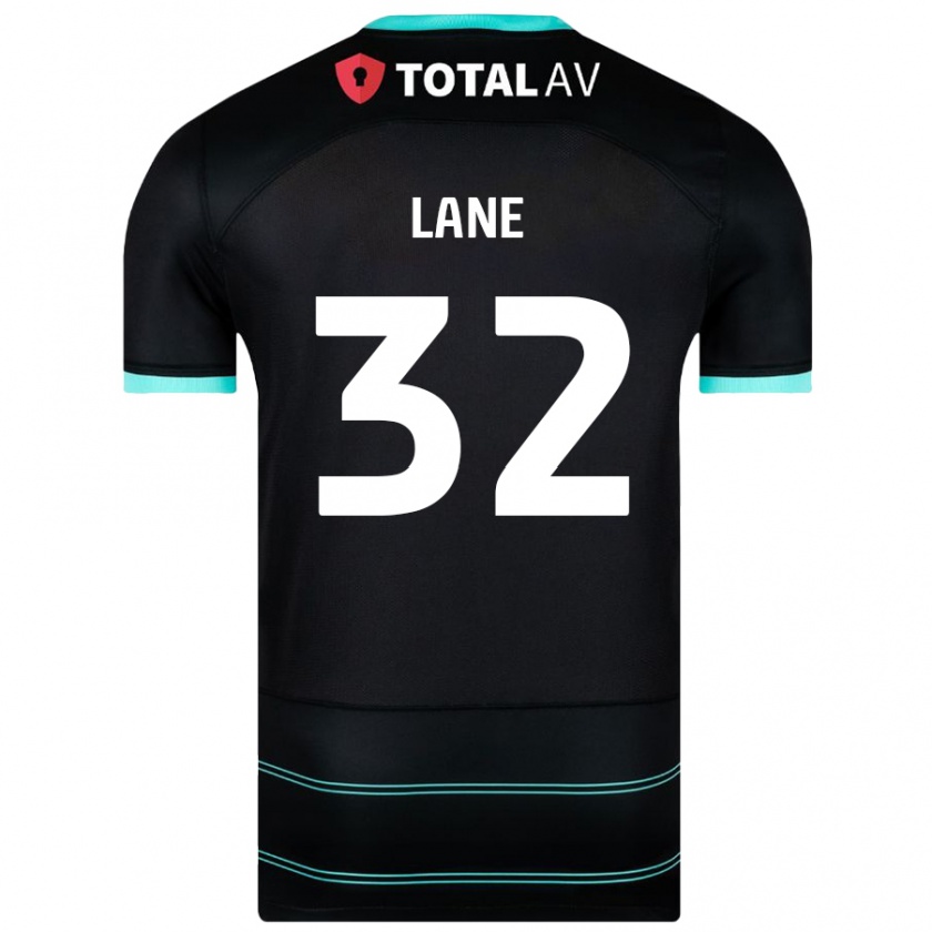 Kandiny Bambino Maglia Paddy Lane #32 Nero Kit Gara Away 2024/25 Maglietta