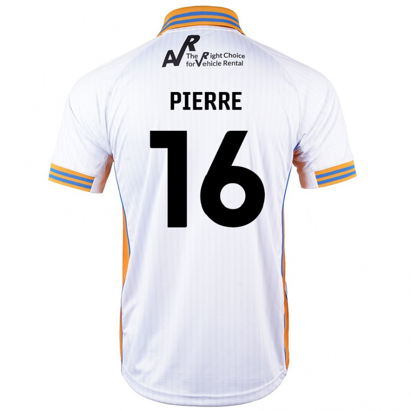 Kandiny Niño Camiseta Aaron Pierre #16 Blanco 2ª Equipación 2024/25 La Camisa