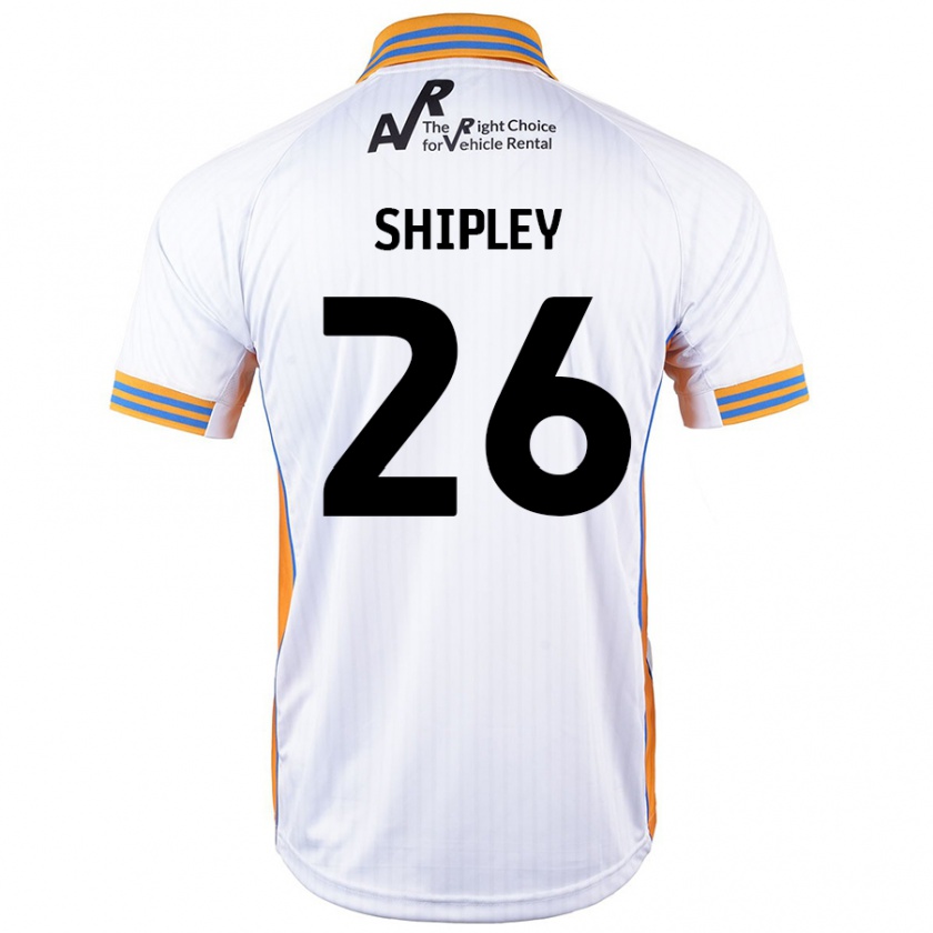 Kandiny Niño Camiseta Jordan Shipley #26 Blanco 2ª Equipación 2024/25 La Camisa