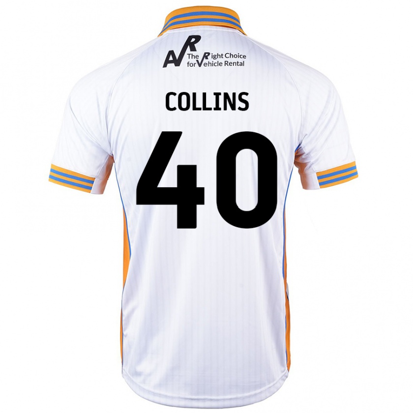 KandinyキッズJude Collins#40白アウェイシャツ2024/25ジャージーユニフォーム