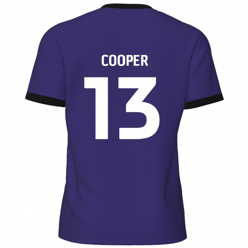 Kandiny Criança Camisola Murphy Cooper #13 Roxo Alternativa 2024/25 Camisa Brasil