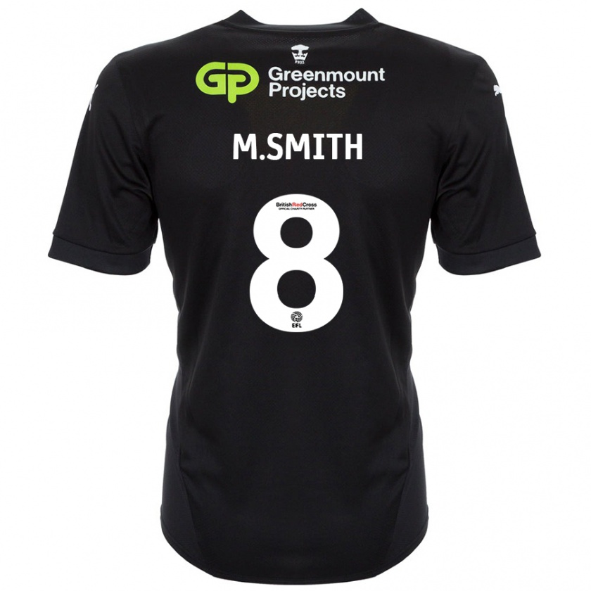 Kandiny Kinder Matt Smith #8 Schwarz Auswärtstrikot Trikot 2024/25 T-Shirt Österreich