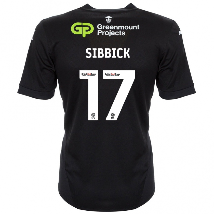 Kandiny Kinder Toby Sibbick #17 Schwarz Auswärtstrikot Trikot 2024/25 T-Shirt Österreich