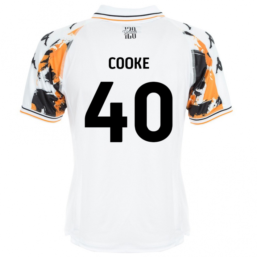 Kandiny Niño Camiseta Megan Cooke #40 Blanco 2ª Equipación 2024/25 La Camisa