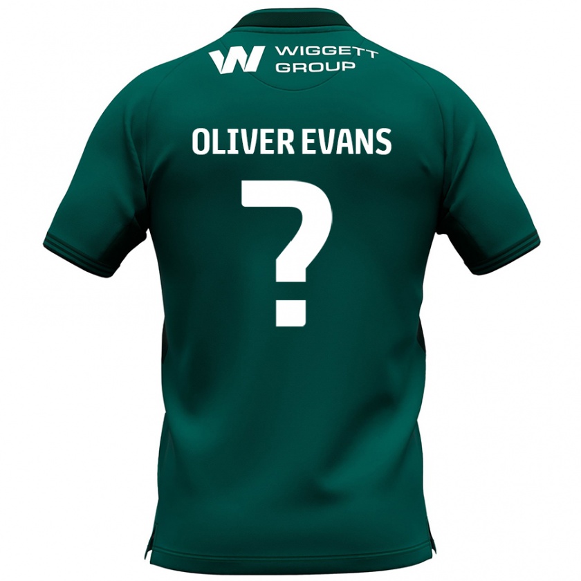 Kandiny Niño Camiseta Oliver Evans #0 Verde 2ª Equipación 2024/25 La Camisa México