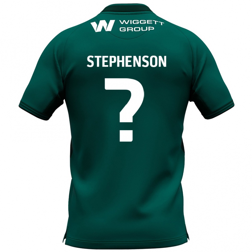 Kandiny Kinderen Joshua Stephenson #0 Groen Uitshirt Uittenue 2024/25 T-Shirt België