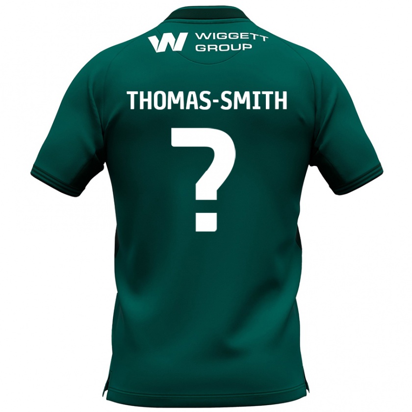 Kandiny Kinderen Jaydon Thomas-Smith #0 Groen Uitshirt Uittenue 2024/25 T-Shirt België