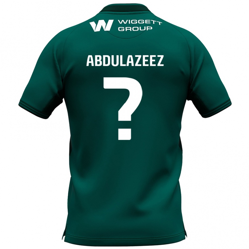 Kandiny Kinder Abdulahi Abdulazeez #0 Grün Auswärtstrikot Trikot 2024/25 T-Shirt Österreich