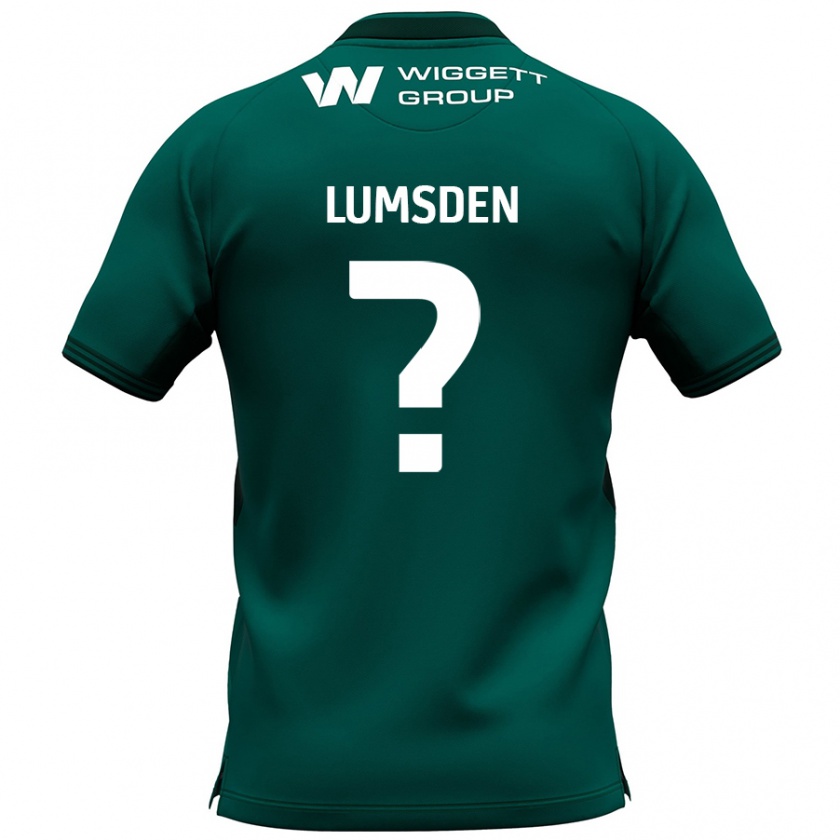 Kandiny Bambino Maglia Beth Lumsden #0 Verde Kit Gara Away 2024/25 Maglietta