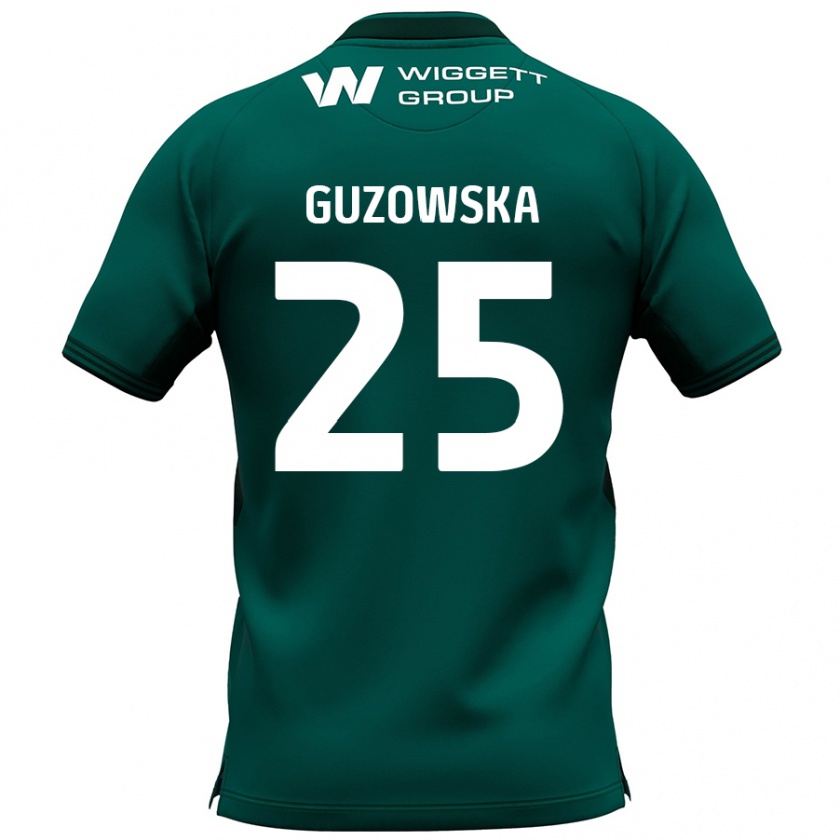 Kandiny Kinderen Sara Guzowska #25 Groen Uitshirt Uittenue 2024/25 T-Shirt België