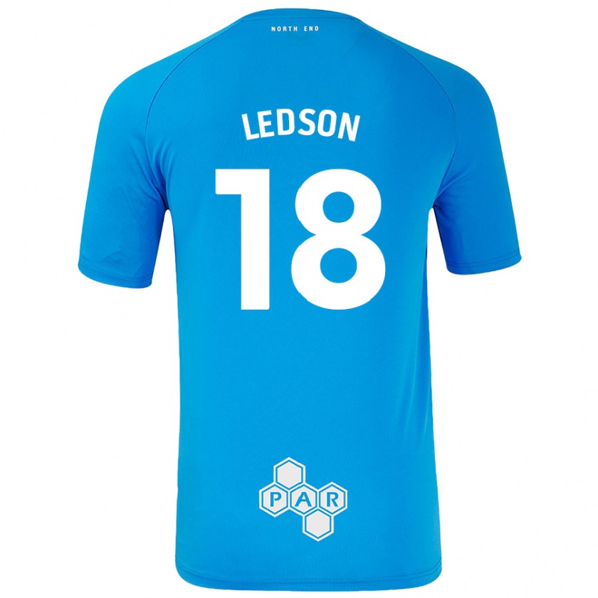 Kandiny Niño Camiseta Ryan Ledson #18 Azul Cielo 2ª Equipación 2024/25 La Camisa