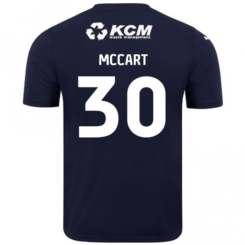 Kandiny Niño Camiseta Jamie Mccart #30 Azul Marino 2ª Equipación 2024/25 La Camisa México