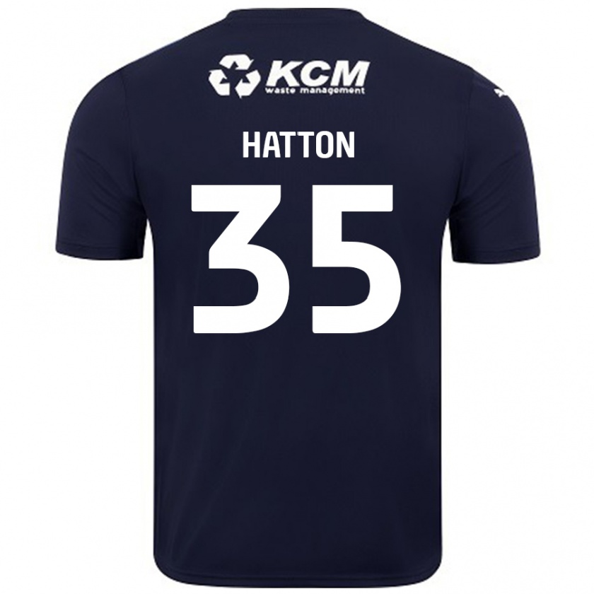 Kandiny Kinderen Ben Hatton #35 Marineblauw Uitshirt Uittenue 2024/25 T-Shirt België