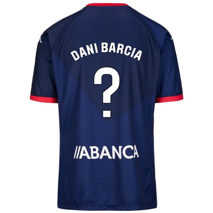 Kandiny Niño Camiseta Dani Barcia #5 Azul Marino 2ª Equipación 2024/25 La Camisa