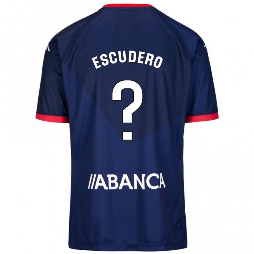 Kandiny Kinder Sergio Escudero #18 Marineblau Auswärtstrikot Trikot 2024/25 T-Shirt Österreich