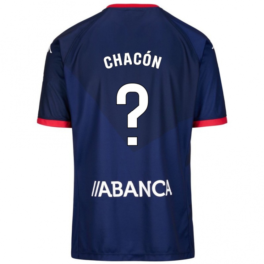 Kandiny Niño Camiseta Luis Chacón #24 Azul Marino 2ª Equipación 2024/25 La Camisa