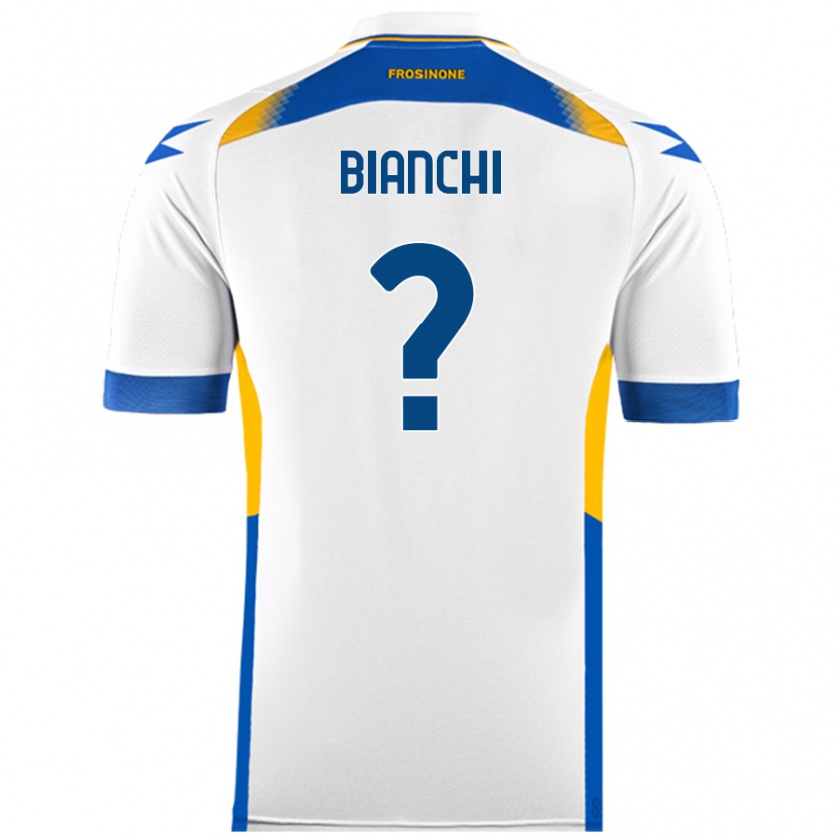 Kandiny Niño Camiseta Cristian Bianchi #0 Blanco 2ª Equipación 2024/25 La Camisa