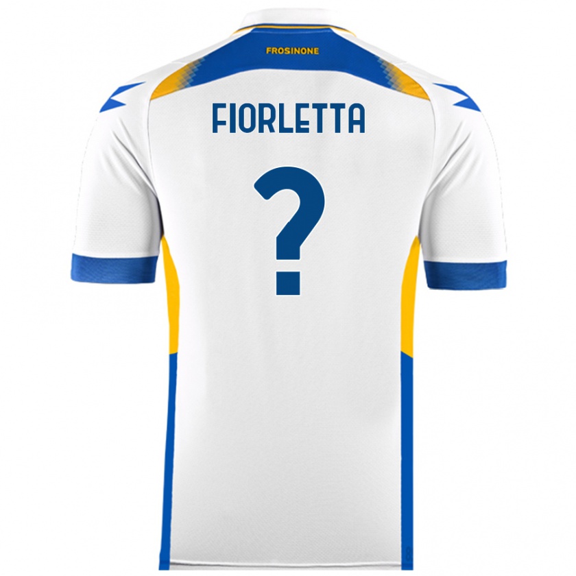 Kandiny Niño Camiseta Gianmarco Fiorletta #0 Blanco 2ª Equipación 2024/25 La Camisa