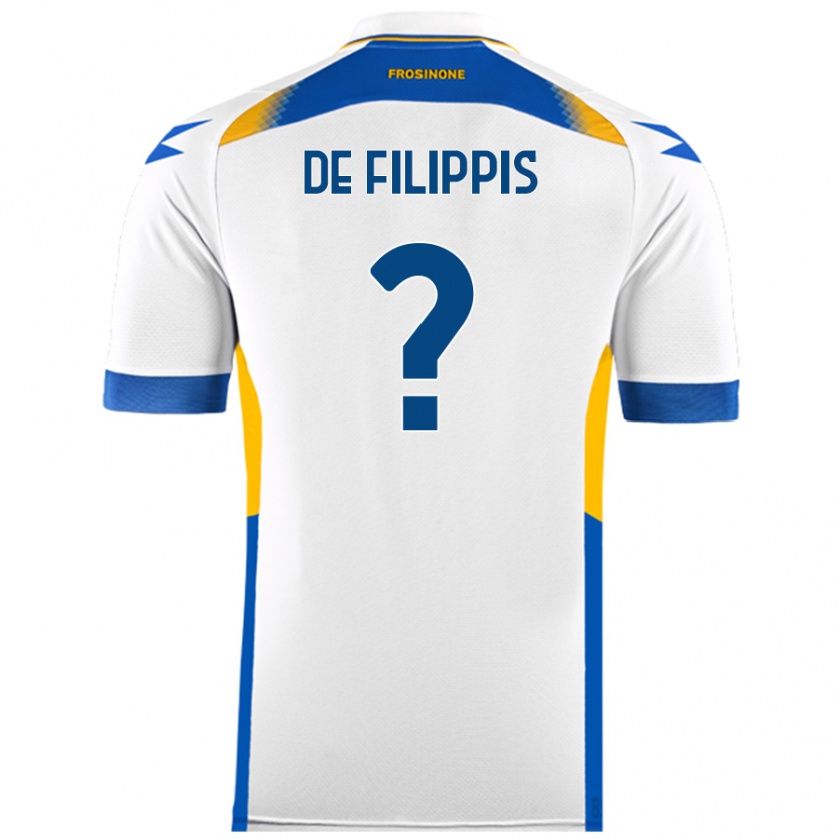 Kandiny Niño Camiseta Walter De Filippis #0 Blanco 2ª Equipación 2024/25 La Camisa