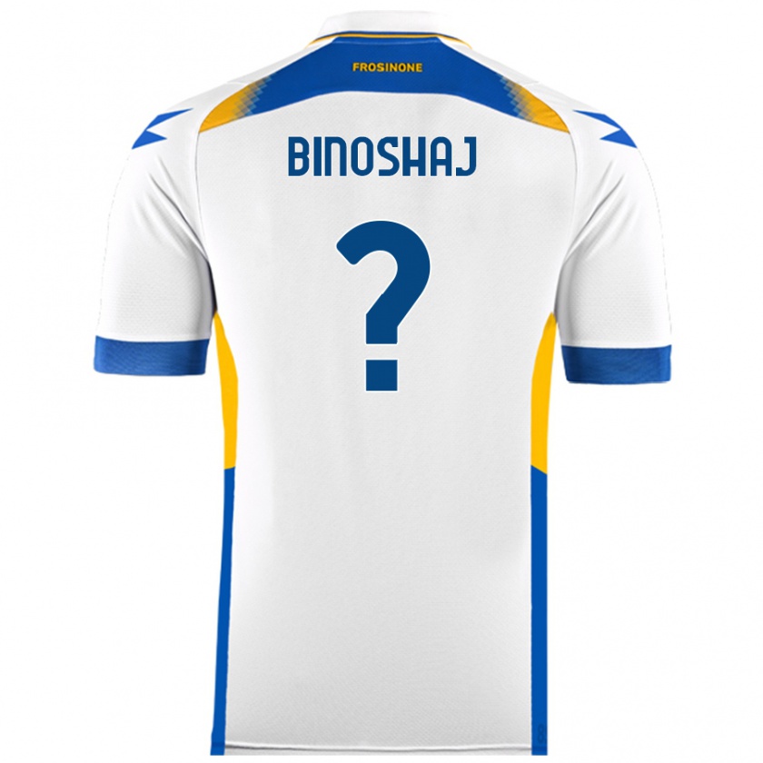 Kandiny Niño Camiseta Samuele Binoshaj #0 Blanco 2ª Equipación 2024/25 La Camisa