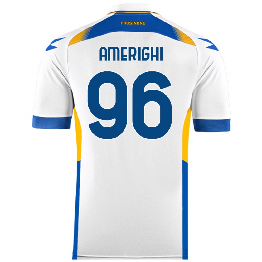 Kandiny Niño Camiseta Igor Amerighi #96 Blanco 2ª Equipación 2024/25 La Camisa