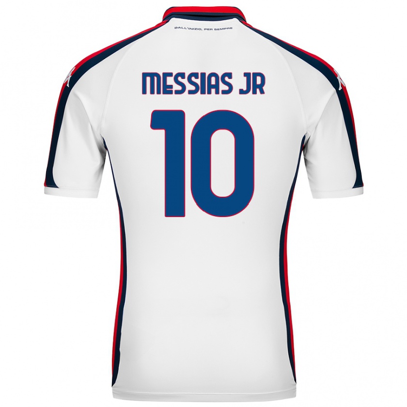 Kandiny Bambino Maglia Junior Messias #10 Bianco Kit Gara Away 2024/25 Maglietta