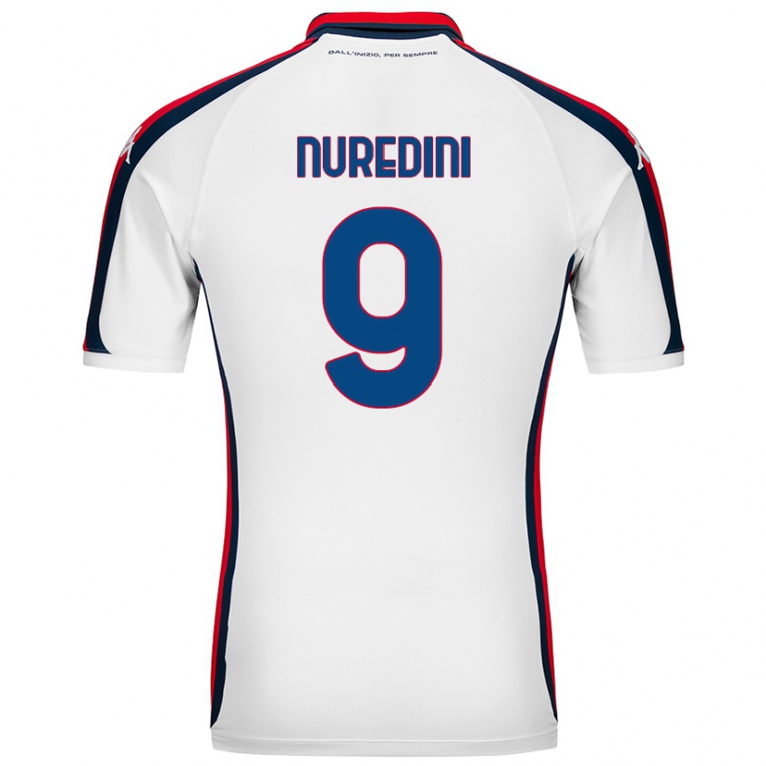 Kandiny Niño Camiseta Joi Nuredini #9 Blanco 2ª Equipación 2024/25 La Camisa