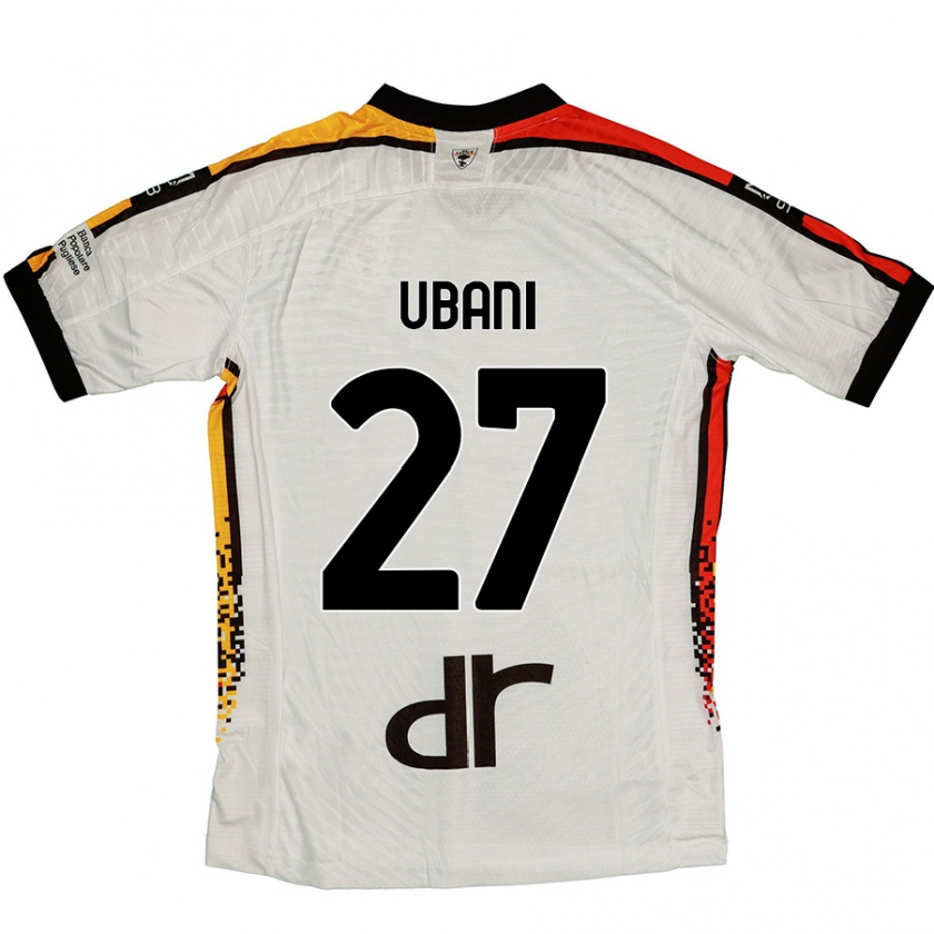 Kandiny Kinder Marlon Ubani #27 Weiß Schwarz Auswärtstrikot Trikot 2024/25 T-Shirt Österreich