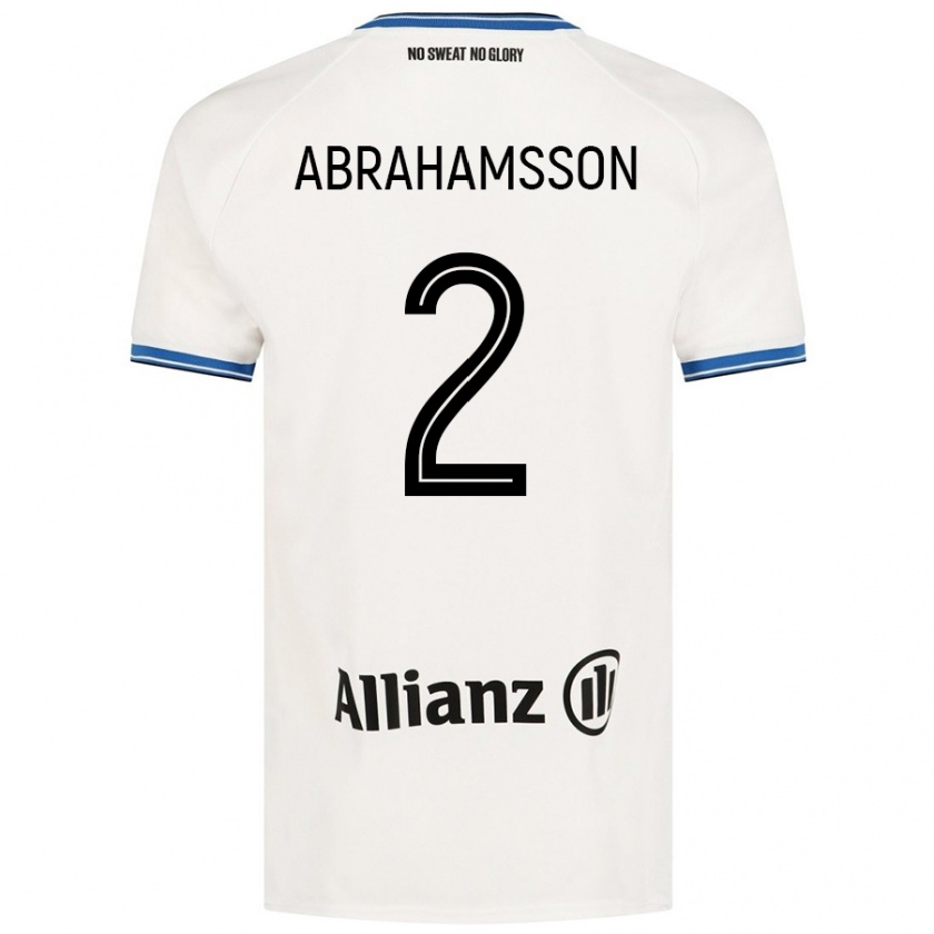 Kandiny Kinderen Sejde Abrahamsson #2 Wit Uitshirt Uittenue 2024/25 T-Shirt België