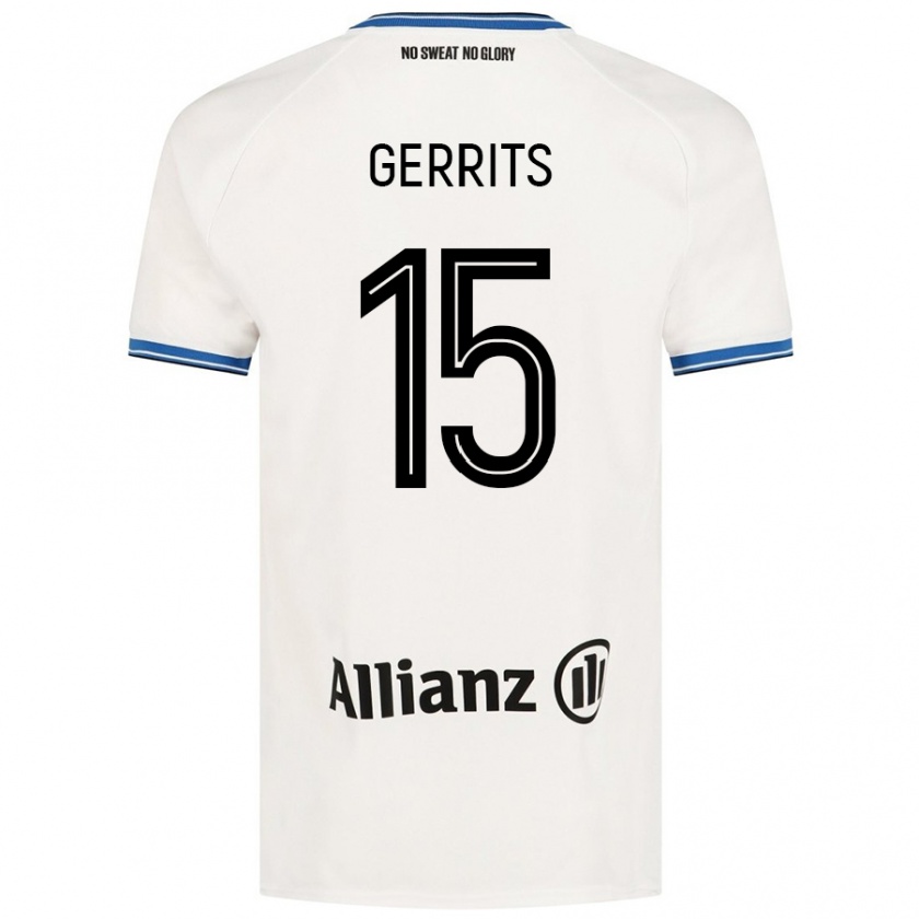 Kandiny Kinder Melanie Gerrits #15 Weiß Auswärtstrikot Trikot 2024/25 T-Shirt Österreich