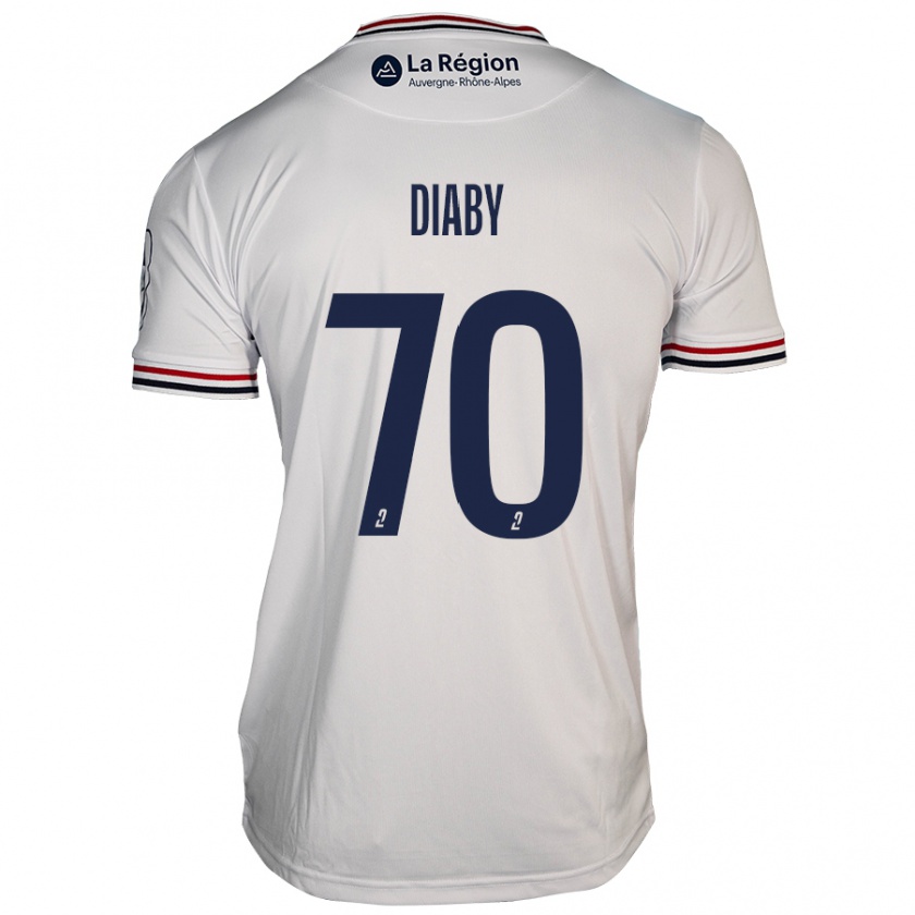 Kandiny Kinder Yadaly Diaby #70 Weiß Auswärtstrikot Trikot 2024/25 T-Shirt Österreich