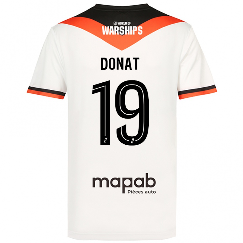 Kandiny Niño Camiseta Noa Donat #19 Blanco 2ª Equipación 2024/25 La Camisa