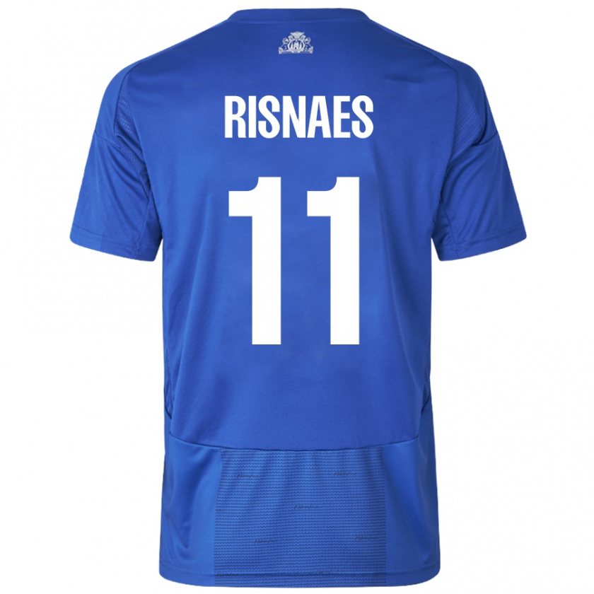 Kandiny Kinder Roberto Risnaes #11 Weiß Blau Auswärtstrikot Trikot 2024/25 T-Shirt Österreich