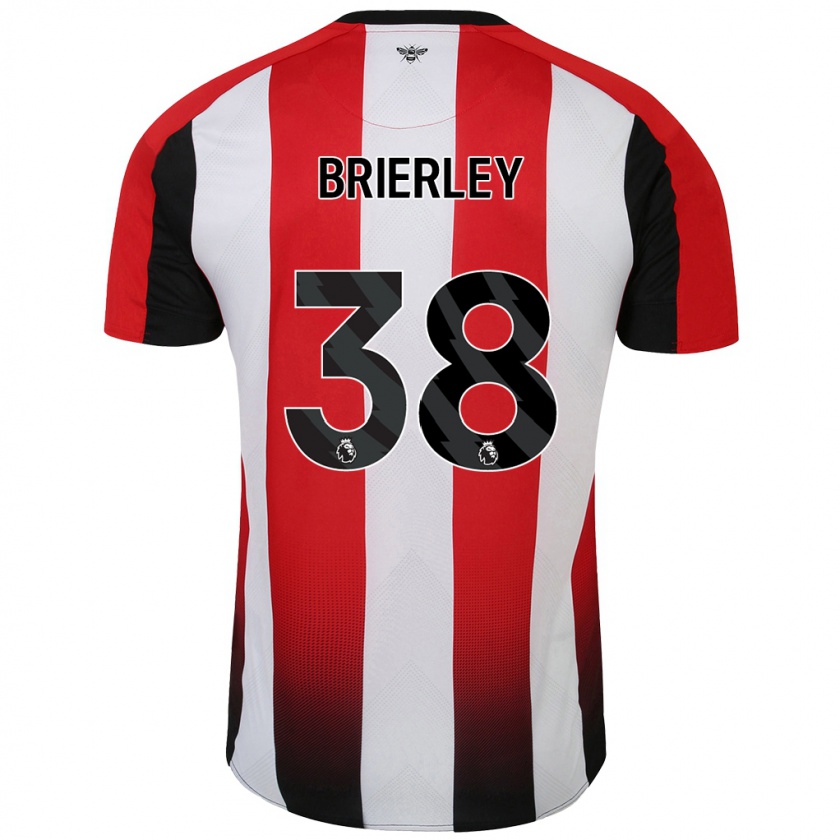 Kandiny Herren Ethan Brierley #38 Rot Weiß Heimtrikot Trikot 2024/25 T-Shirt Österreich