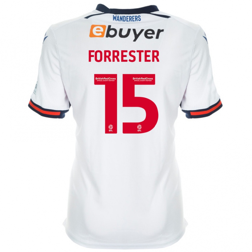 Kandiny Herren Will Forrester #15 Weiß Heimtrikot Trikot 2024/25 T-Shirt Österreich