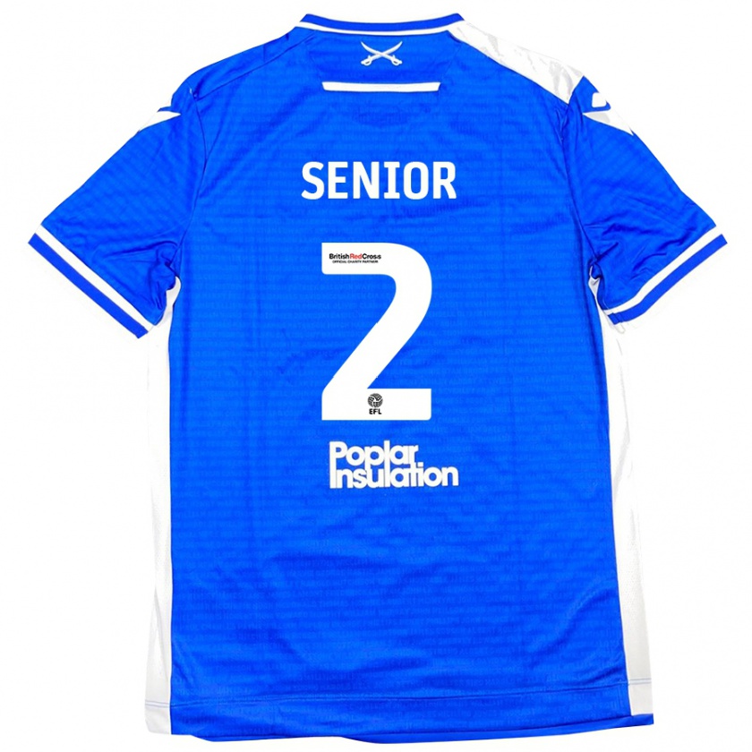 Kandiny Heren Joel Senior #2 Blauw Wit Thuisshirt Thuistenue 2024/25 T-Shirt België